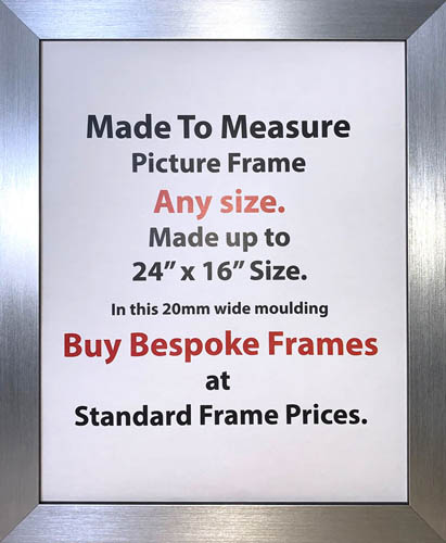 Made to Measure Bespoke Custom made Artwork Photo Frame | 20mm Wide Moulding