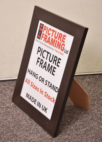 Flat Chocolate Brown Picture Frame ( All Sizes Available)