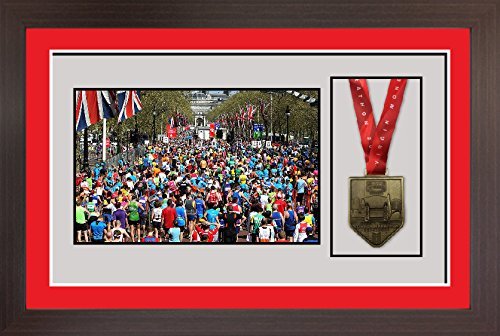 3D Frame For Ironman, Triathlon Marathon, Running Medal And Photo Display Frame - 8” X 6”