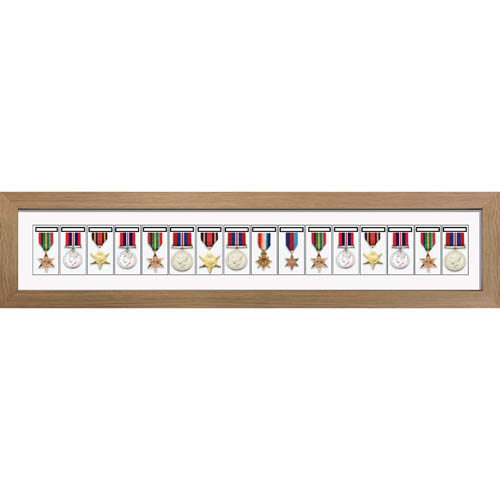 Medal Frame 3D Box Display Frame For 16x World War Military Single Or Group Medals