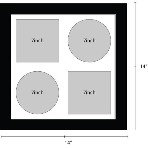 7 inch Vinyl Record Frame For 2x Records And 2x Sleeves Music Memorabilia Frame