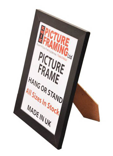 Flat Black Picture Frames 30mm All Sizes Available