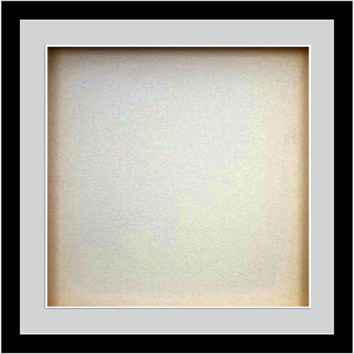 3D Square Box Frames For Baby Cast - Grey Mount With Black Frame