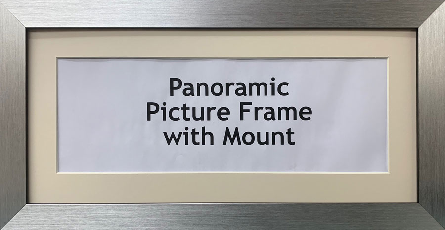 Panoramic Picture Photo Print Poster Frame, Choice of different mounts, frames, sizes