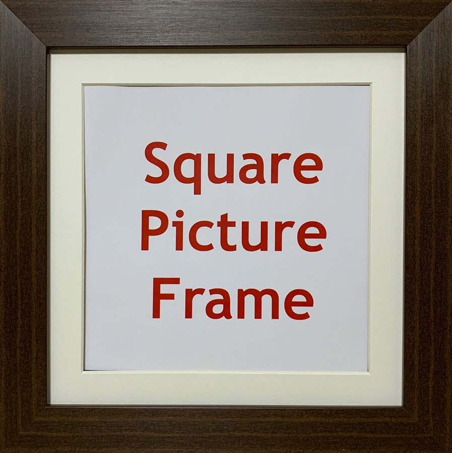 Square Picture Frames, Photos Frames, Art Prints, Poster Frame Available in deferent mount colours and sizes.